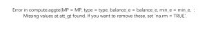 Error in compute.aggte(MP = MP, type = type, balance_e = balance_e, min_e = min_e, :Missing values at att_gt found. If you want to remove these, set `na.rm = TRUE'.-决策链社区论坛