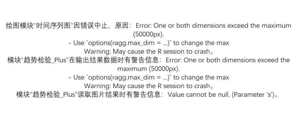 Error: One or both dimensions exceed the maximum (50000px).- Use options(ragg.max_dim = …) to change the max Warning: May cause the R session to crash。        Value cannot be null. (Parameter ‘s’)。-决策链社区论坛